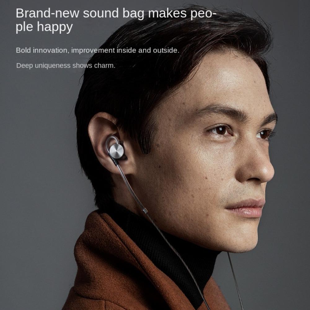 W3 Metal Magnetic Sports Mobile Wired Ultra -heavy Bass In Ear Headphones