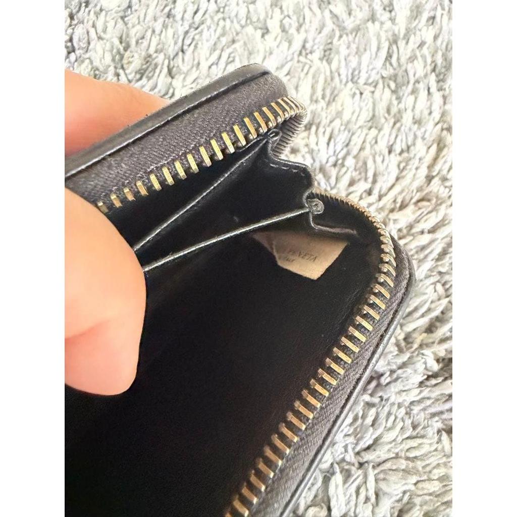 Used Bottega Veneta coin case, coin purse, black, card case, Bottega