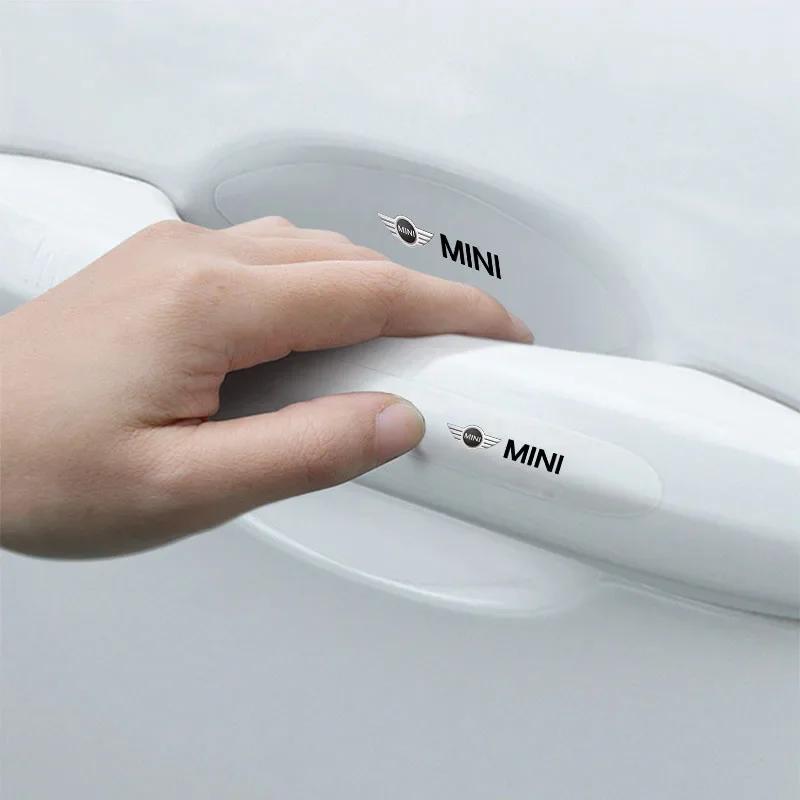 MLKC3 Car Door Handle Bowl Transparent Sticker Anti-collision Protection Strips for BMW Mini Cooper F54 R52 R56 F55 F56 F57 F60 R50
