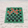 Checkers Board Game Set Draughts 3 In 1 Indoor Outdoor Yard Tic TAC Toe