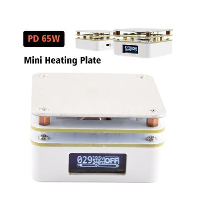 MHP30 PD65W мини-плита, цифровая паяльная станция для предварительного нагрева, паяльная станция для печатной платы SMD, паяльная пластина, нагревательный стол, инструменты для ремонта