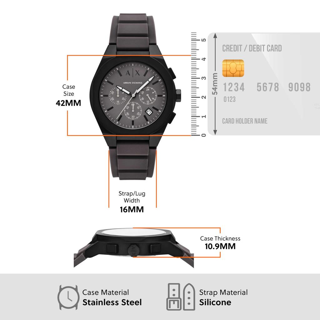 Мужские часы AX Armani Exchange Sync AX4191, Серые