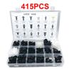 18 Size 415Pcs Auto Fastener Clip Car Retainer Kit Door Trim Panel Clips for Ford Chrysler Toyota Camry Honda Nissan Mazda