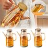 Leakproof Cooking Oil Bottle Rubber Base Soy Sauce Pot Multipurpose Glass Oil Cruet Container  Home