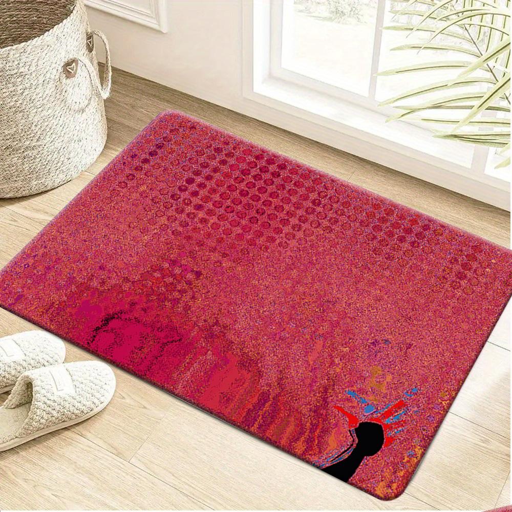 1pc Flannel Rug with Marvel Superheroes Design, Bathroom Mat, Multiple Sizes Available, Multi-functional for Daily Use, Suitab