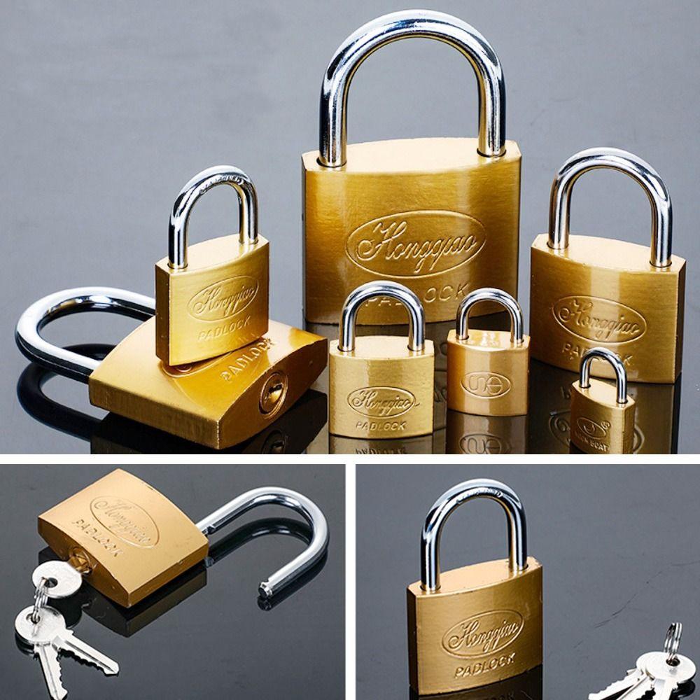 3Keys Медный замок Маленький чемодан для багажа Замок Мини Безопасность Инструмент Шкафчик Чехол Поставка