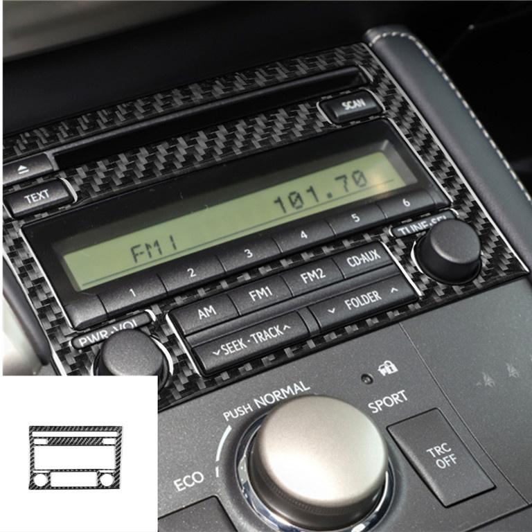 Углеродное волокно для Lexus CT 2011-2017 CD, панель управления кондиционером, панель передач, воздушная панель, автомобильные наклейки, крышка автомобиля