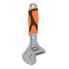 12 Inch Adjustable Wrench with Hex Hole and Star Opening High Carbon Steel Versatile Spanner Tool