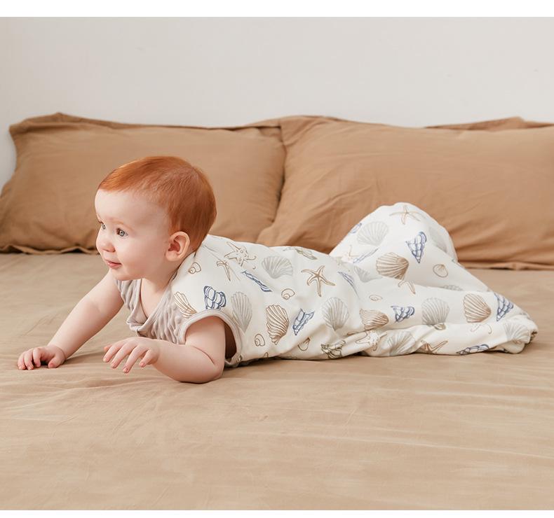 Спальный мешок Bazaitu Baby Cotton Anti-Kick - жилет для новорожденных весной и осенью