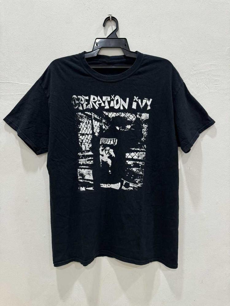 Группа Operation Ivy Unity Punk Короткая футболка Хлопковая рубашка Все размеры SB225 Унисекс футболка