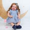 60 CM Soft Silicone Reborn Baby Girl Doll 3D Paint Skin For Girl Art Bebe With Blood Vessels Lifelike Hand Made Toddler