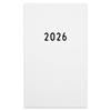 Greeting Life Noritake 2026 B6 Декабрьский планер, Тонкий, Месячный, Твердый переплет, Белый, CD-1407-NT (Начинается в 2025)