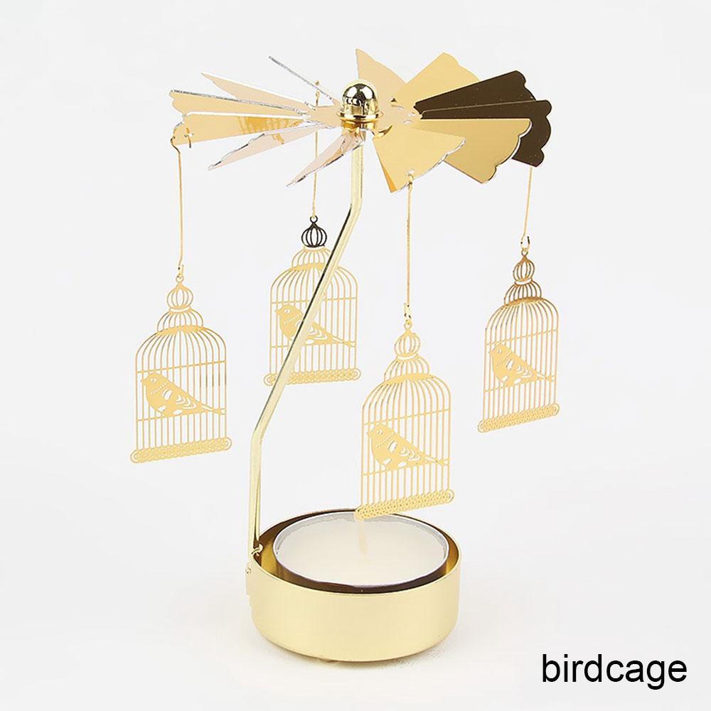 Вращающийся фонарь Домашний декор Подсвечники Свадебные украшения Аксессуары Подсвечники для канделябра Центральный элемент Винтаж