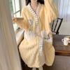 Coral Velvet Nightgown Women's Fall/Winter Nightdress Long Winter Plus-size Flannel Flannel Flannel Bathrobe Pajamas Coat