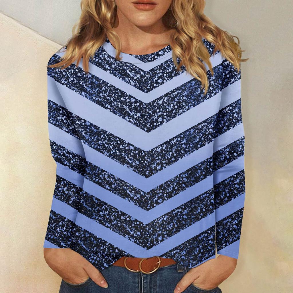 Рубашки с длинным рукавом для женщин, милые футболки с графическим принтом, блузки, повседневные базовые топы больших размеров, пуловеры