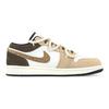 Jordan Air Jordan 1 Low Винтажные Баскетбольные Кроссовки Женские Белые Коричневые DZ5368-201(Team116-AJ)