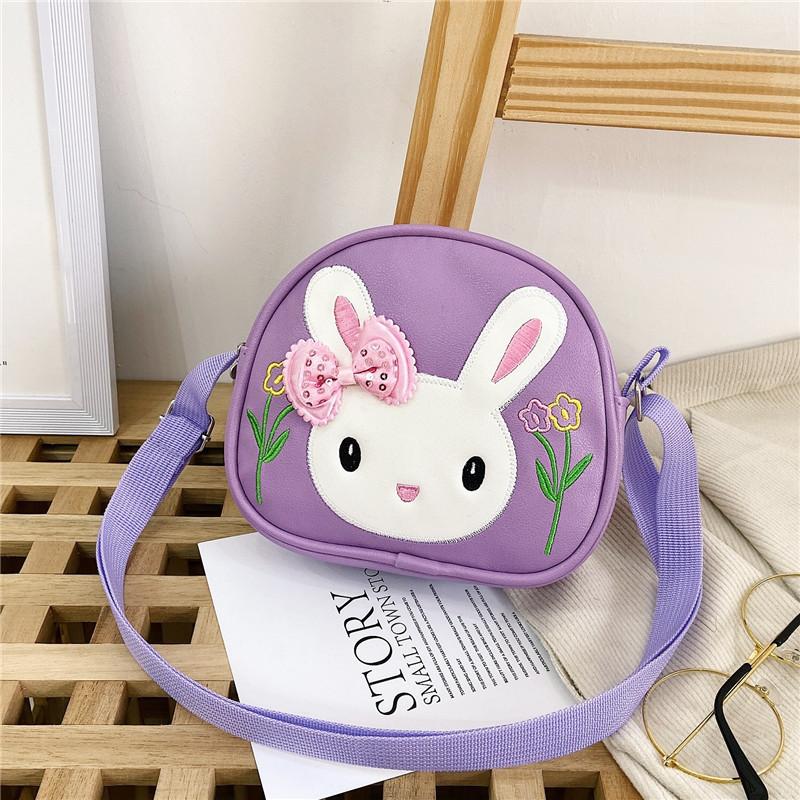 Rabbit Mouse And Shoulder Bag Adjustable Shoulder Strap Childrens Zipper Design