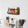 Adhesives Small Metal Basket Farmhouse Food Storage Mesh Bin Fruit Shelf Vegetable Rack Kitchen