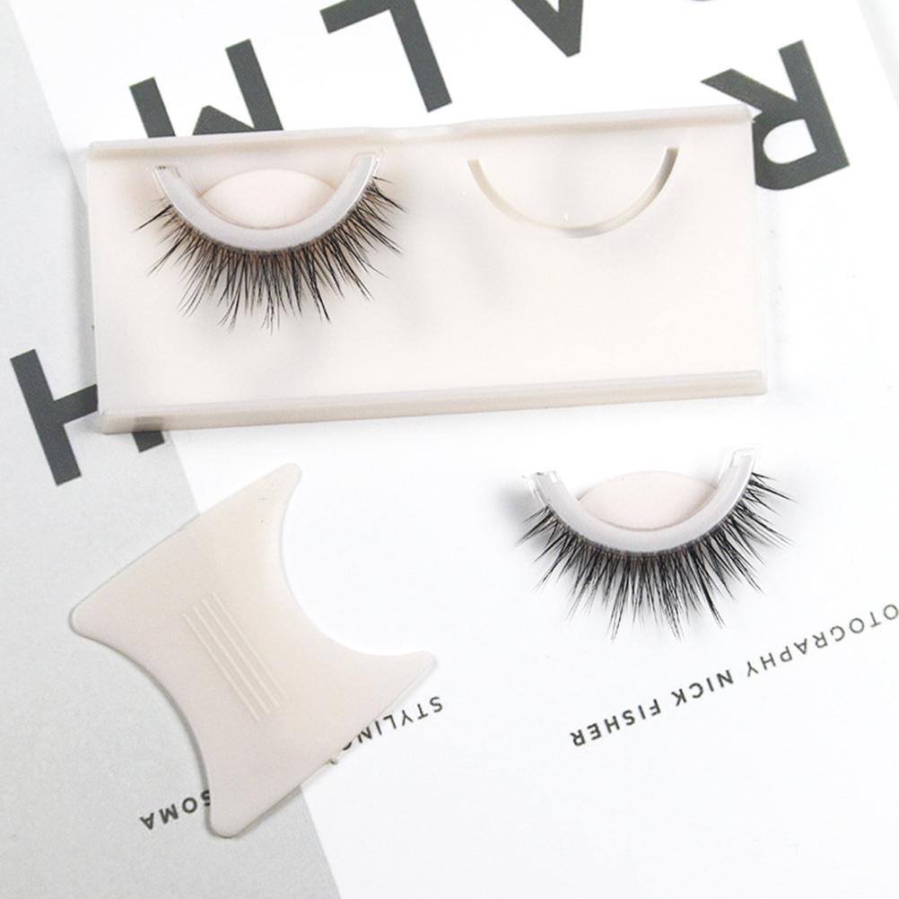 Самоклеящиеся накладные ресницы многоразовые натуральные 3D ресницы завитые накладные ресницы бесклеевые ресницы