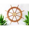 Handcrafted Nautical Wall Decor Ship Wheel - Rosewood Home Decor Hangings Pirated Wheel - A Perfect Thing for Your Room Decor | House Decor