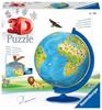 Ravensburger 3D Глобус Животных 180 Деталей Готовый 20см Артикул 12338 Рекомендуется 6 лет и 3D Подарочный Пазл, детали, размер диаметр, Нет. 4, повзрослеть. [Головоломка,