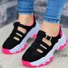 Fashion Whoholl Brand Women Sandals New Flat Heel Platform Cross Strap Open Toe Plus Size Outdoor Sport Beach Casual Shoes On Offer 2024