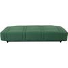 Clic clac 3 places LENA 20 - Tissu coton vert forêt - Couchage 125x190 cm - L193 x P92 x H93 cm