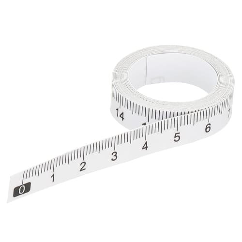 PATIKIL 100cm Adhesive Ruler, Back Tape, Measuring Tape, Sticker Tape, Waterproof Transparent Tape for Workbenches, Sewing Machines, and Drafting Tabl