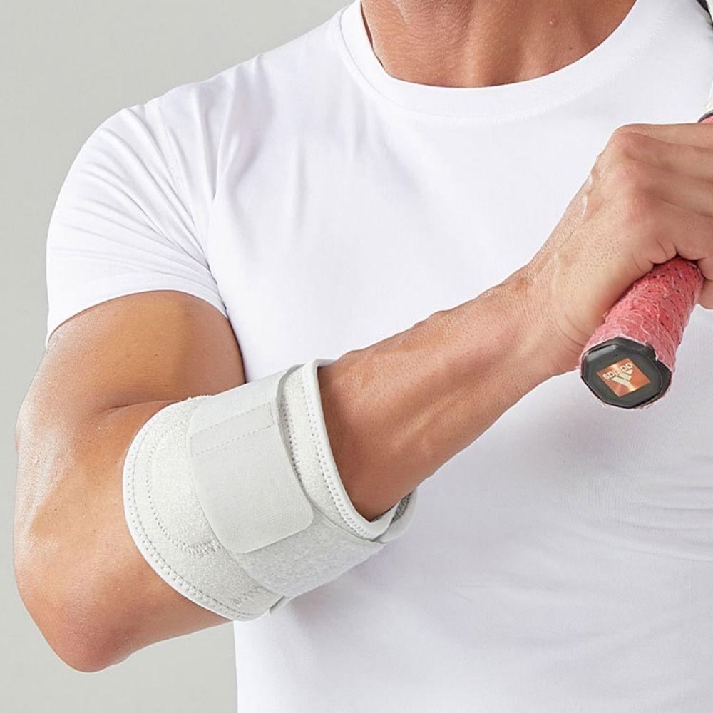 1Piece Elbow Brace with EVA Pad Support for Forearm,Tennis Elbow Brace Adjustable Elbows Strap Pressure Band for Weightlifting