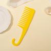 Durable Wide-Tooth Massage Comb with Hook for Long Straight Hair - Easy Detangling for Men & Women