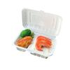 Plastic Disposable Lunch Box with Compartments - 3, 4 Grid Options for Takeaway, Bento, or Fast Food | Free Shipping