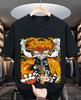 Kimetsu No Yaiba T-Shirt Anime,Manga,Zenitsu Tanjiro Demon Slayer Black Shirt