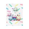 Cartoon Cute Gabby Dollhouse Blankets Flannel All Season  Portable Warm Throw Blanket for Bed Bedroom Rug Piece