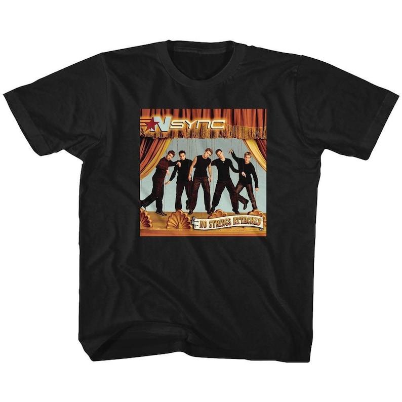 NSYNC No Strings Attached Black Toddler T-Shirt