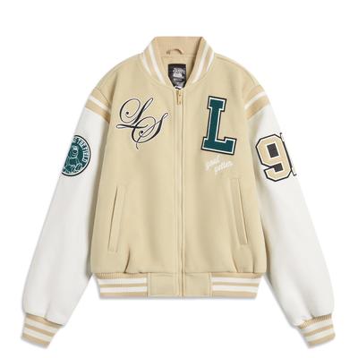 Спортивная куртка для образа жизни с цветными буквами на молнии, удобная, дышащая, универсальная, свободная, для бейсбола, женские куртки AFDU346-4