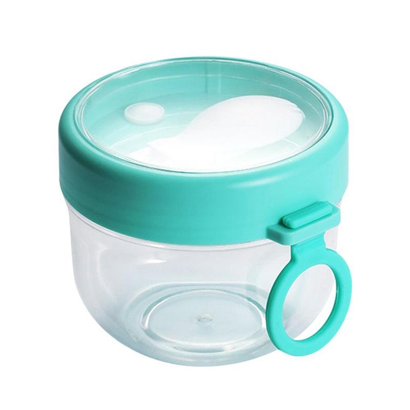 Контейнер для овсянки на ночь, переносные стаканчики для овсянки с крышками и ложкой, банка для еды