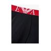 Emporio Armani Мужские S Хлопковые длинные боксеры с логотипом-орлом и полосками 2 типа