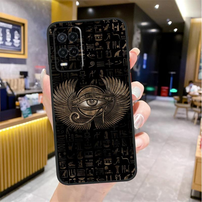 Египетский Глаз Гора Чехол Для Oppo A74 A54 A94 A78 A98 A18 A60 A80 A40 A38 A58 A96 A76 A16 A15 A17 A57 A77 A5 Pro
