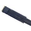 Удлинительный кабель M.2 на Oculink 4i, кабель с серебряным покрытием PCIe4.0 Gen4 для адаптера M.2 M Key NVME на SFF8611