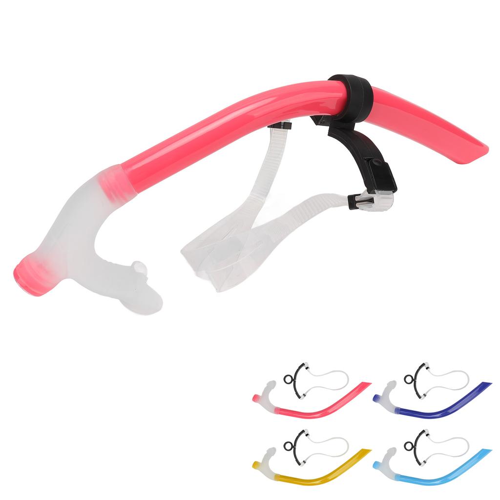 Дыхательная трубка для плавания с трубкой и трубкой, уменьшенное сопротивление, силикон, регулируемая скоба для плавания