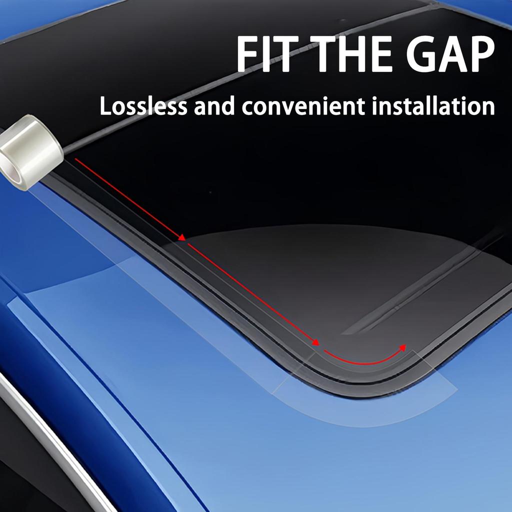 Sunroof Sealing Tape Automotive Sunroof Weatherstrip Tape Waterproof Sealing Strip Automotive Accessories For Protection Daily