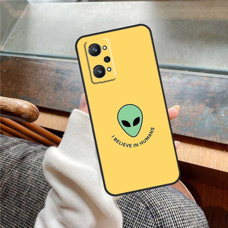 Cartoon Alien Case For Realme 13 Pro Plus 11 12 14 C71 C75 C55 C51 C53 C25 C63 C61 C65 C67 GT6 GT7 15 Pro