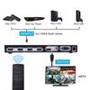 HDMI-экран 4 1080P Аудиоканал RS232 для инженеров и сплиттер ES-Tune, Входы/1 Выход, Совместимый, 6-режимный сплиттер, Переключение, Управление, Мониторинг.