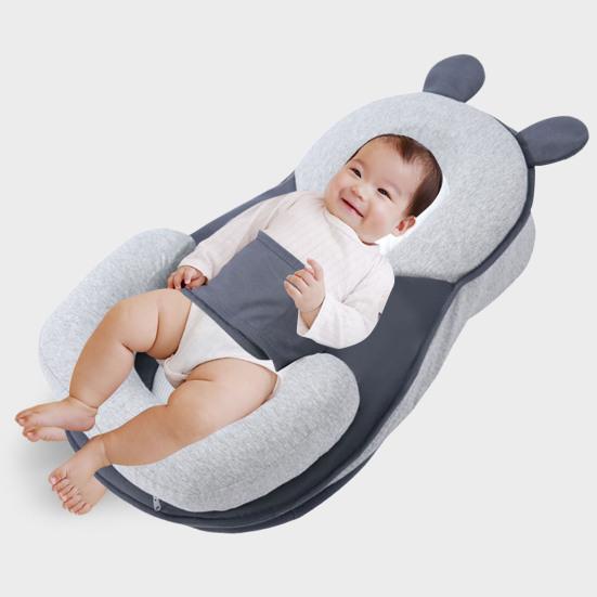 Подушка для кормления грудью для новорожденных, подушка для кормления грудью, детская кроватка, подушка для поддержки при кислотном рефлюксе с ремешком, портативная подушка-поддержка для новорожденных