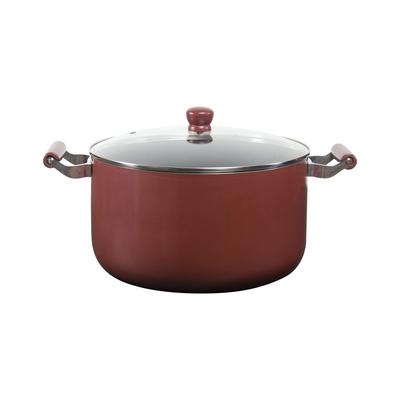 Pearl Metal HB-6674 Большой, 32 см Глубокая кастрюля со стеклянной крышкой, подходит для индукционных плит, идеально подходит для карри, рагу и тушеных блюд