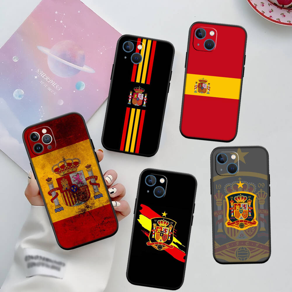 Spain Flag Phone Case for Motorola Moto Edge 60 60s 70 G86 G56 G54 E14 G04S G45 G54 G64 X30 X40 X50 S30 S50 Pro Power Tylus