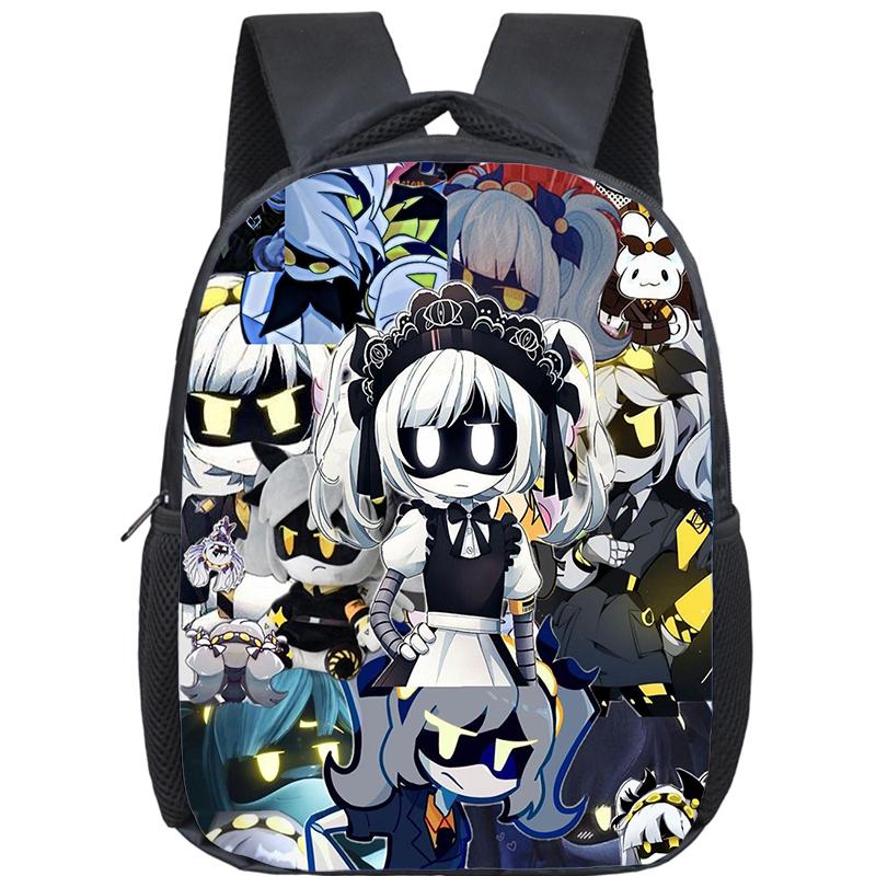 Cartoon Murder Drones Backpack for Boys Girls Uzi and N Printed Bookbag 12 Inch Kindergarten Toddler School Bags Kids Backpack