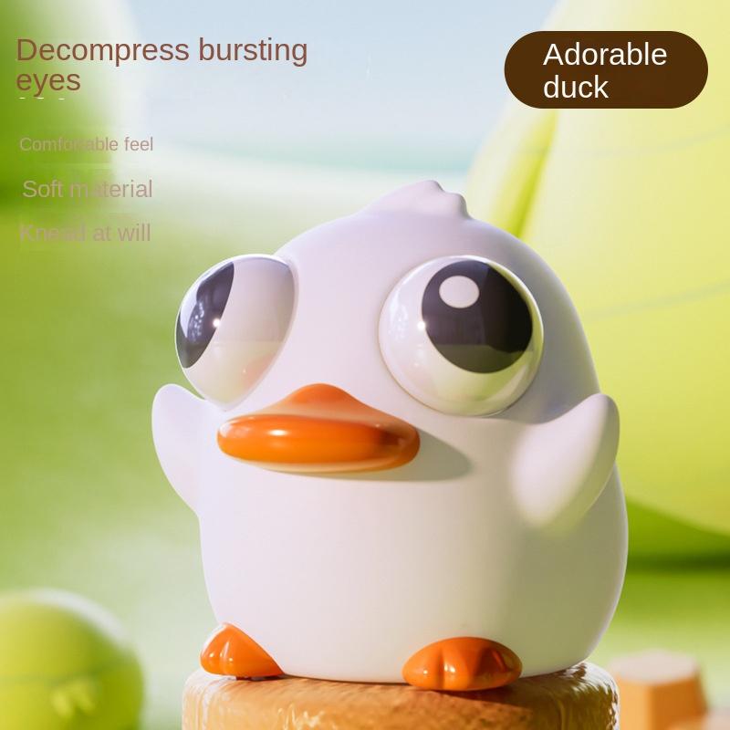 Non-Toxic New Eye Squeeze Cartoon Animal Sensory Toys Fun Novetly Fidget Stress Relief Anxiety Eyeball Bouncing Toy Gifts For Kids Adults