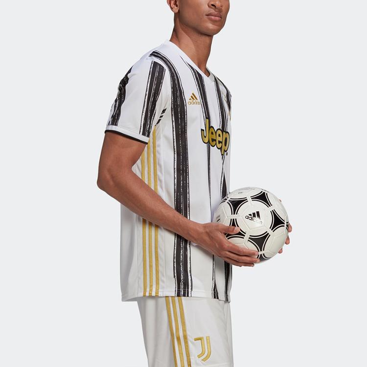 adidas Мужская белая футболка болельщика Ювентус 20/21 Домашняя EI9894