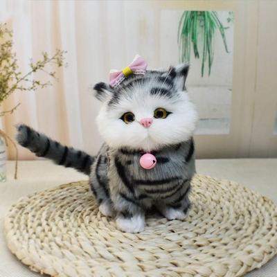 Милая подушка для кошки, милая имитация кошки, кукла из ткани, плюшевая кукла, успокаивающий подарок для девочки